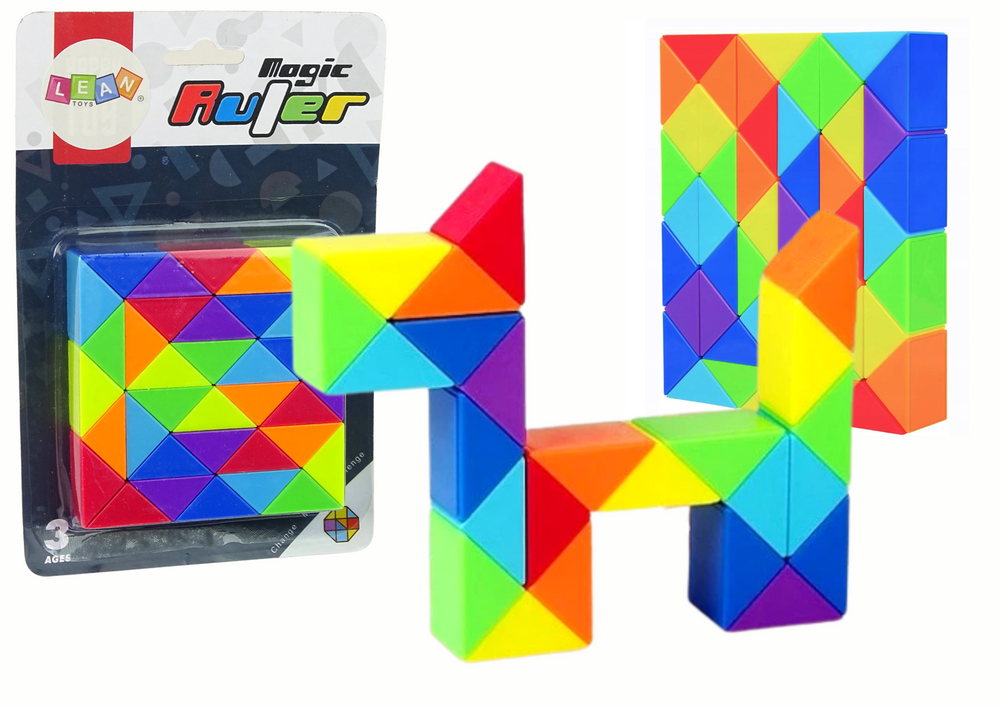 Lean Toys Loginis žaidimas Gyvatės kubas, 10x10x3 cm