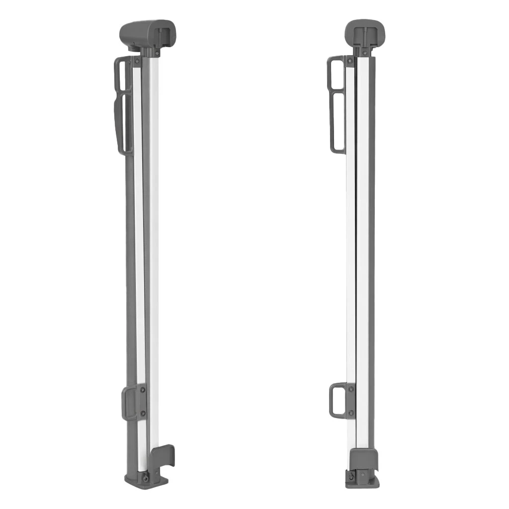 Ištraukiama apsauginė vartelė laiptams ir durims 160 cm, pilka, ECOTOYS aprašymas - Prekės nuotrauka