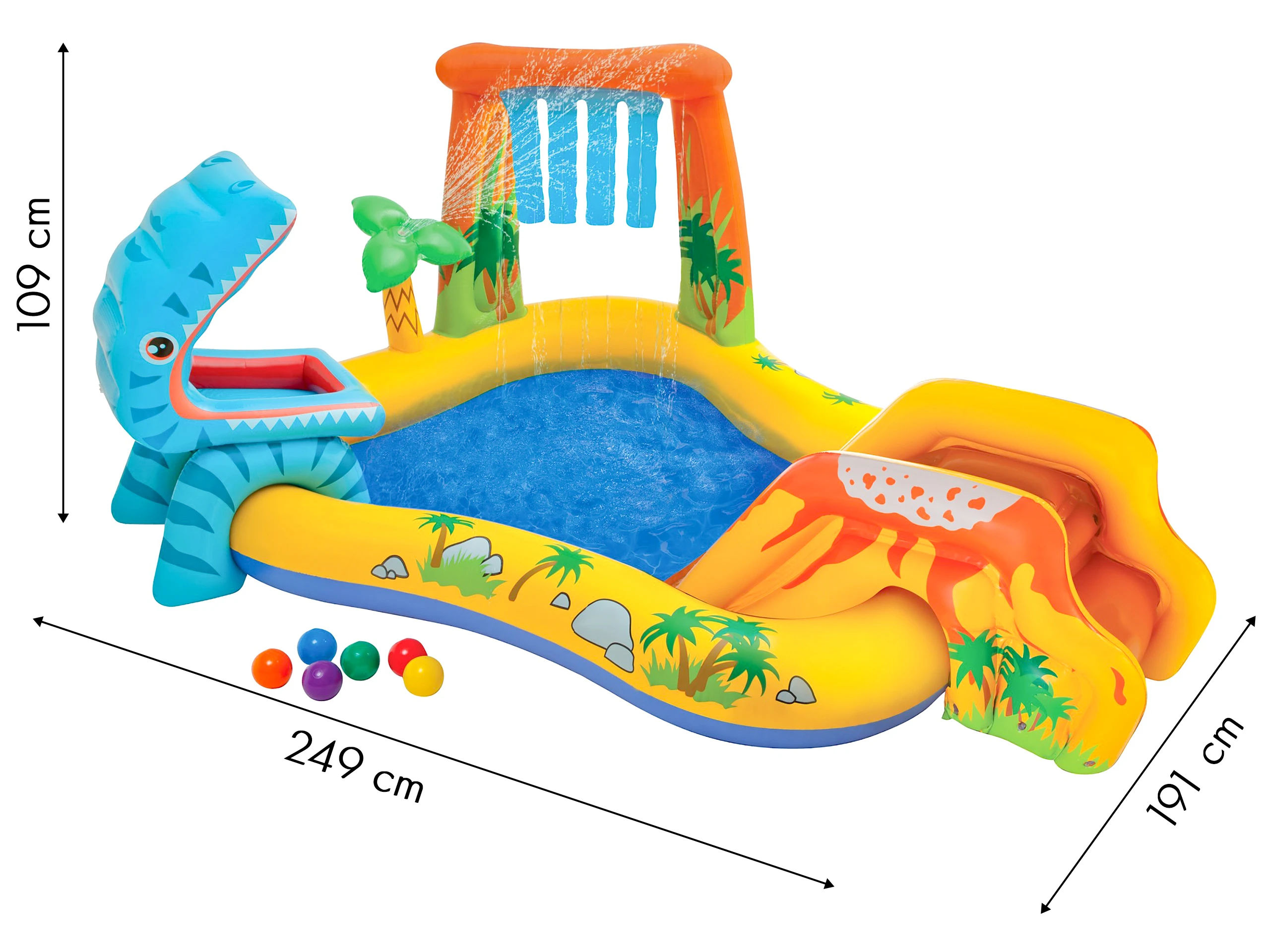 Baseinas, vaikų žaidimų aikštelė Intex 57444 aprašymas - Prekės nuotrauka