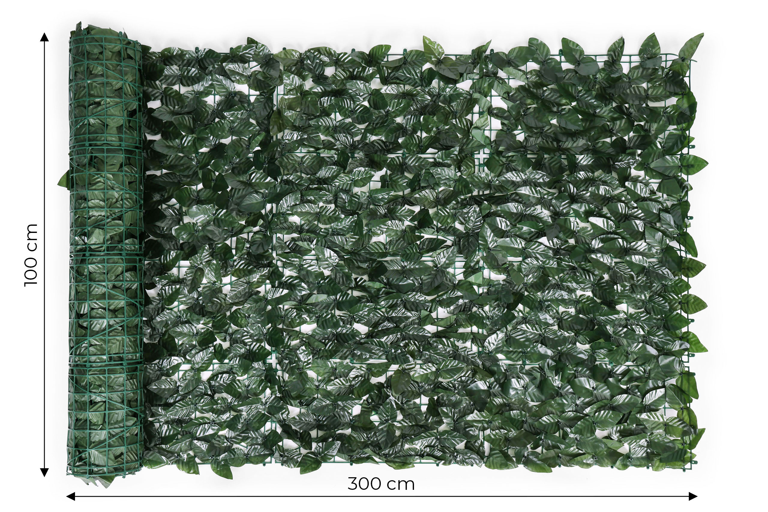 Dirbtinė žalia balkono/sodo gebenės gyvatvorė 300 x 100 cm aprašymas - Prekės nuotrauka