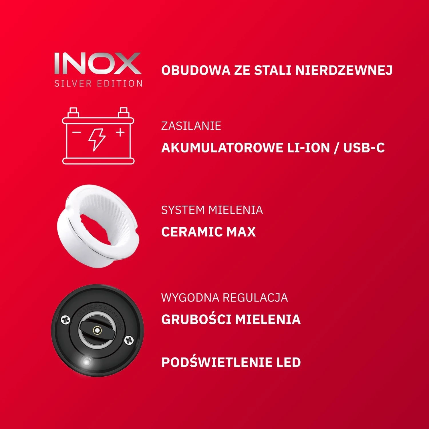 Webber Elektrinis druskos ir pipirų malūnėlis aprašymas - Prekės nuotrauka