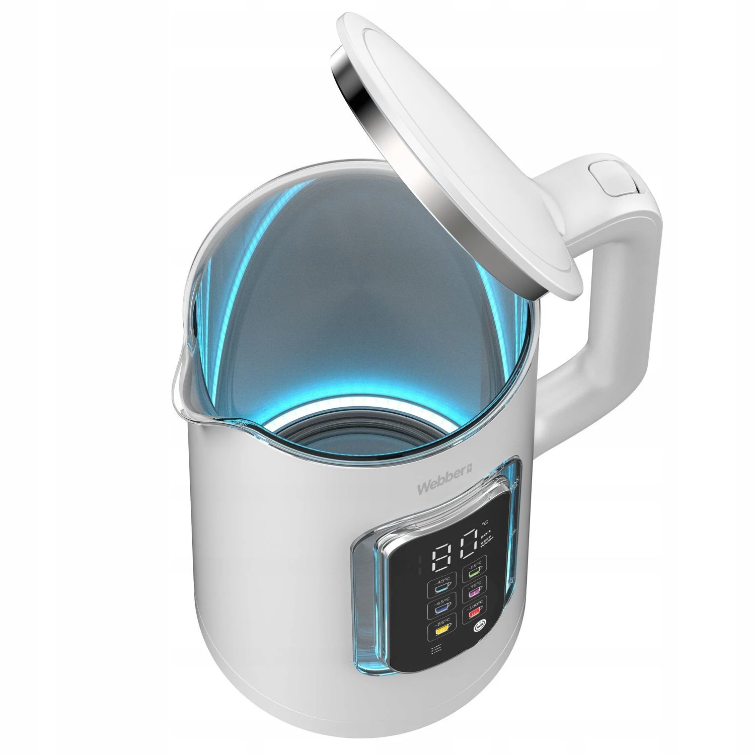 Elektrinis virdulys su temperatūros reguliatoriumi Webber WK110 ELIYA 1,5L aprašymas - Prekės nuotrauka