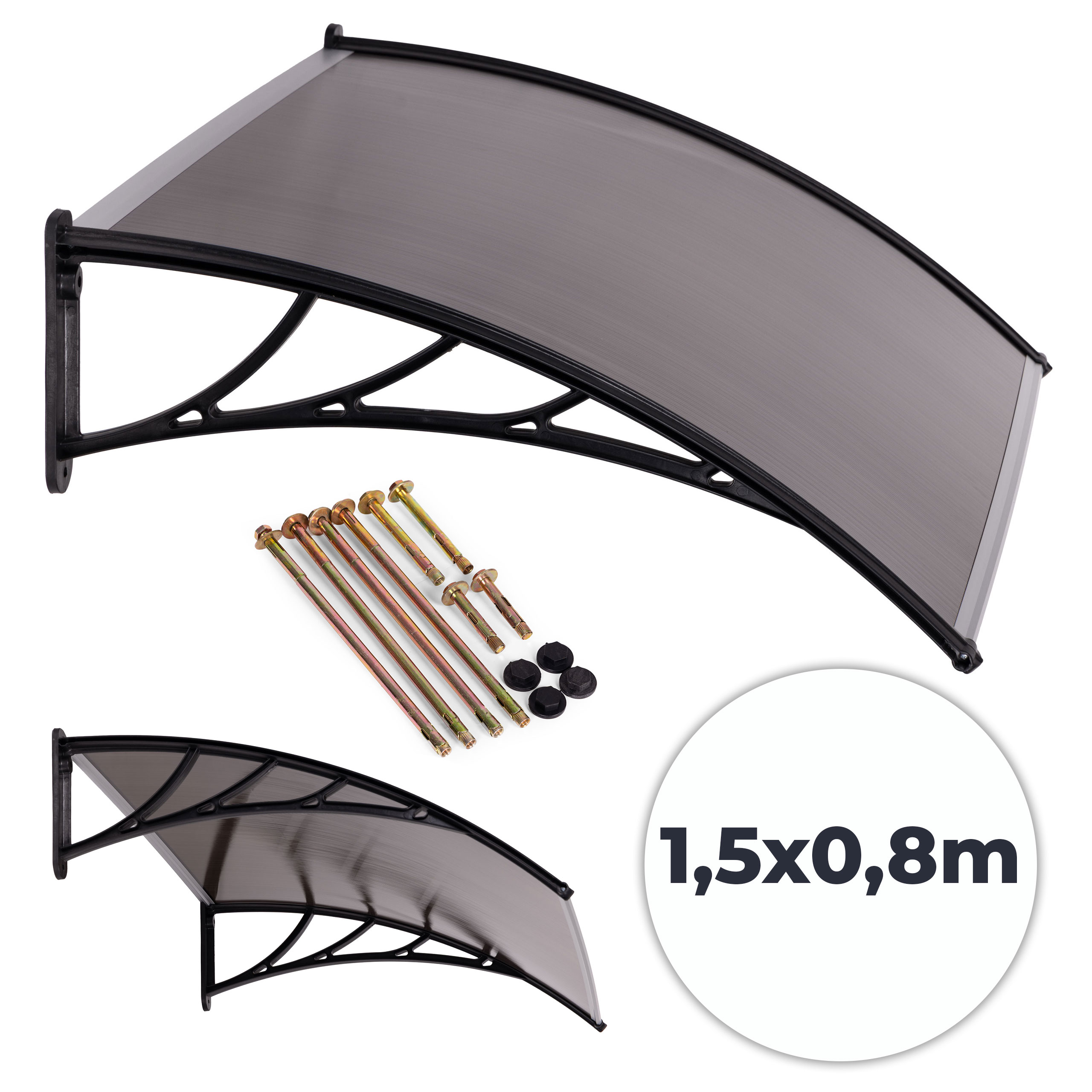 Įėjimo durų stogelis 150x80 cm MultiGarden aprašymas - Prekės nuotrauka
