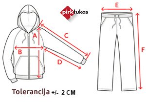 Juodas vyriškas komplektas Vytis-GOLD aprašymas - Prekės nuotrauka