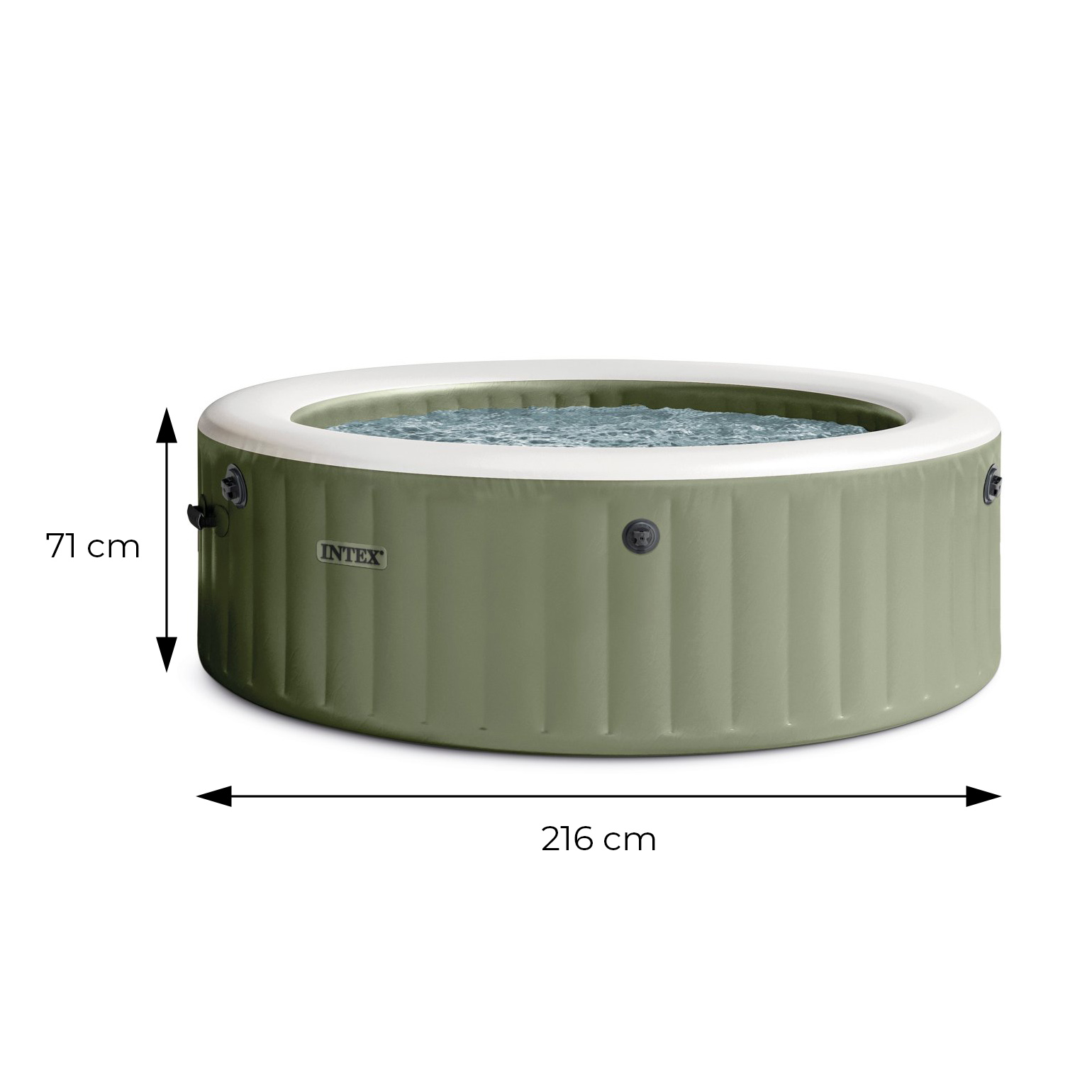 Pripučiamas SPA baseinas su hidromasažu 6 asmenims 216 x 71 cm INTEX 28428NP aprašymas - Prekės nuotrauka