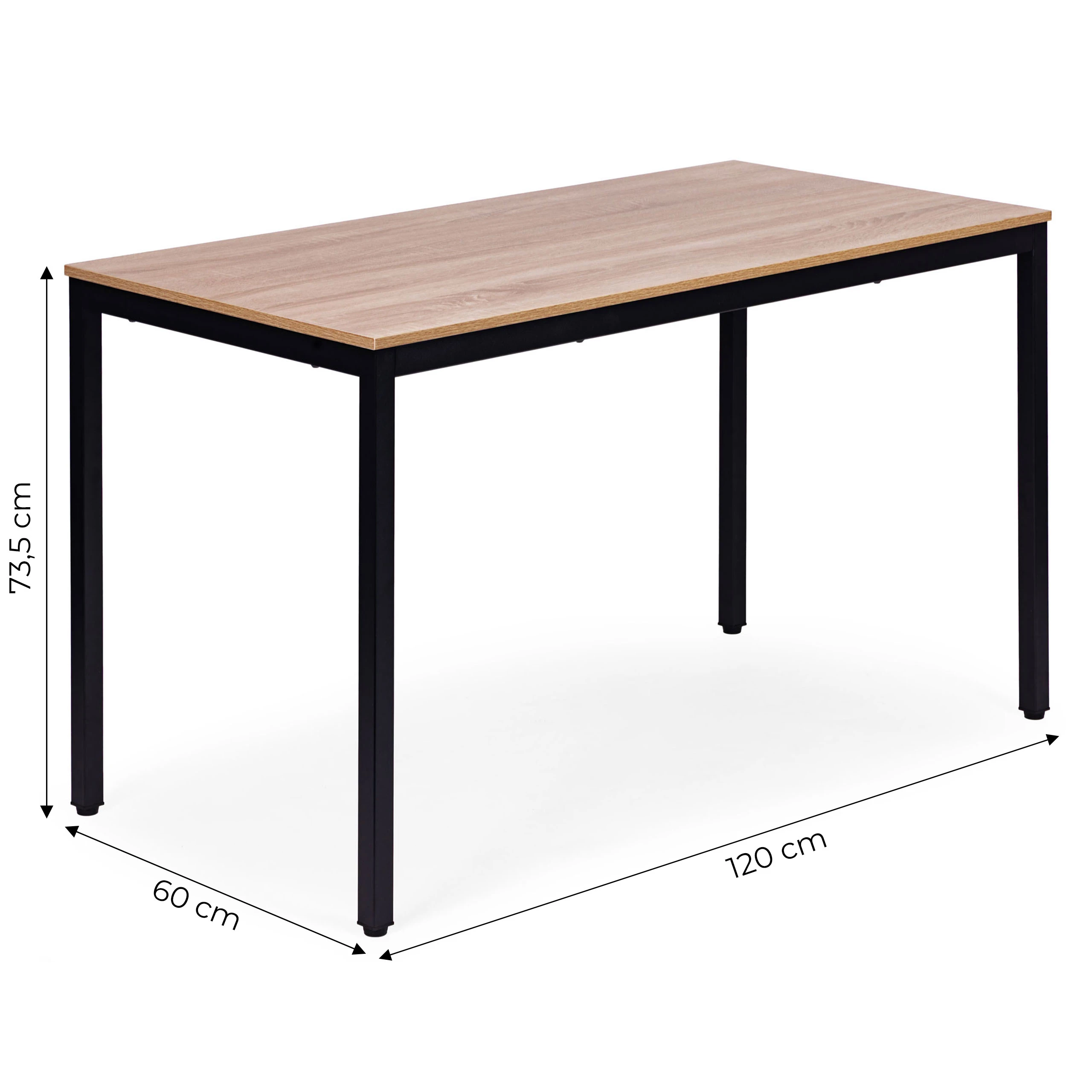 Virtuvės stalas / rašomasis stalas 120x60 cm aprašymas - Prekės nuotrauka
