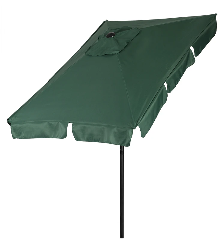 Didelis žalias stačiakampis sodo skėtis 200 x 130 cm Multigarden