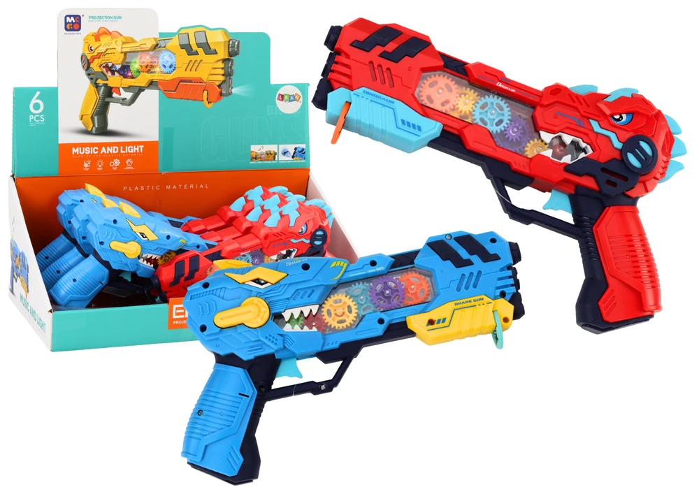 Žaislinis pistoletas Lean Toys mėlynas