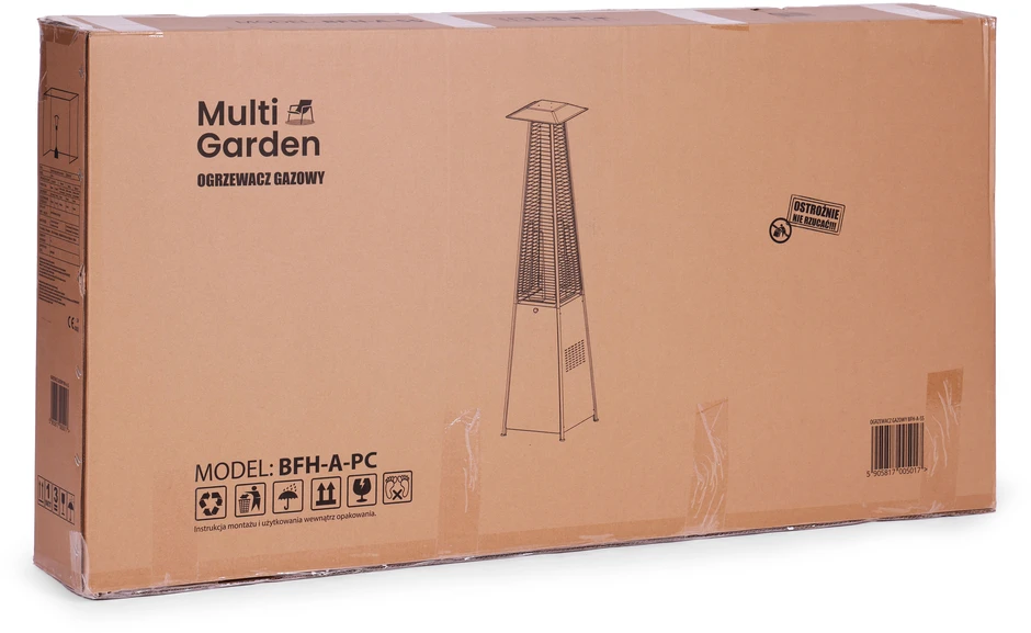 Dujinis lauko šildytuvas, 13 kW, MultiGarden