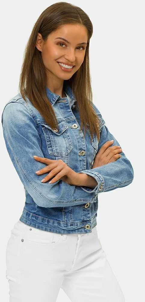 Džinsinė plona moteriška striukė Kelly
