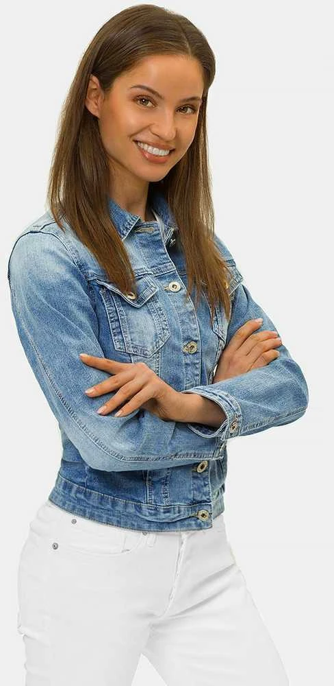 Džinsinė plona moteriška striukė Kelly