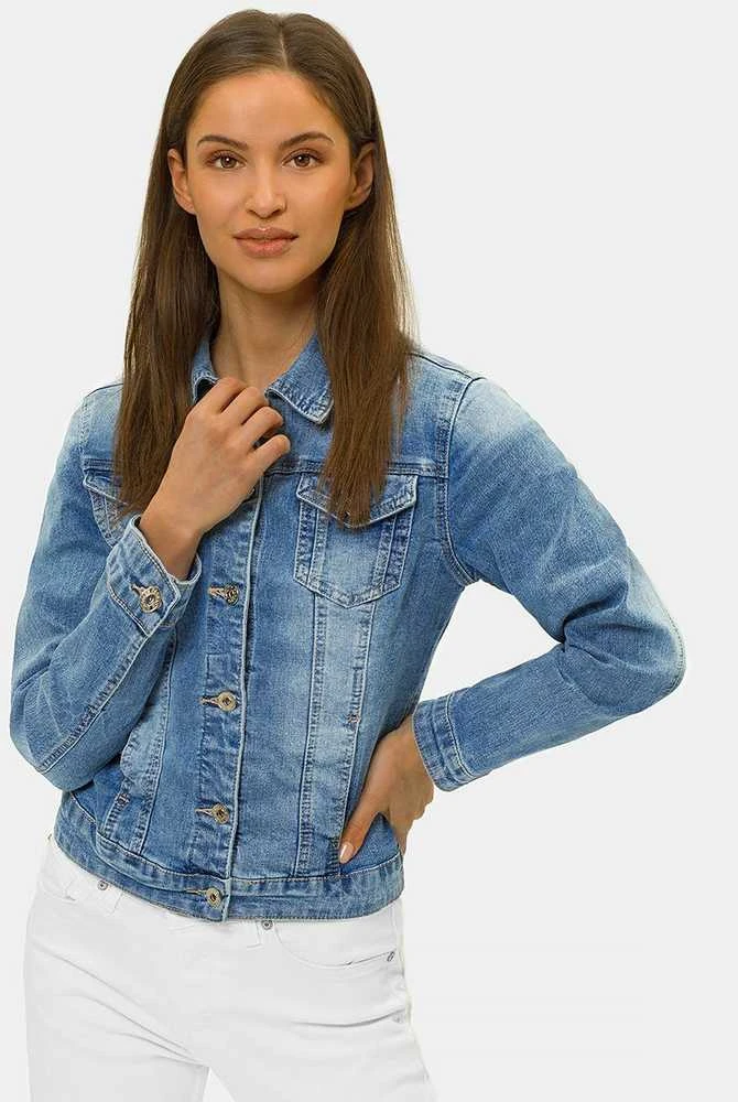 Džinsinė plona moteriška striukė Kelly