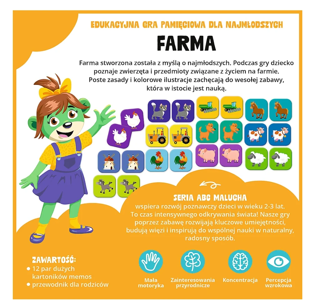 Edukacinis žaidimas mažyliams Ferma