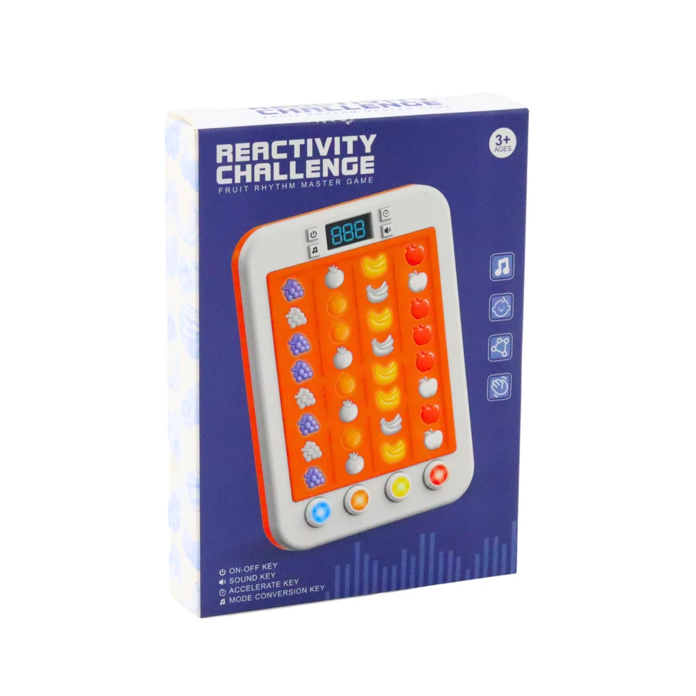 Lean Toys Elektroninis ritminis žaidimas su vaisių motyvais