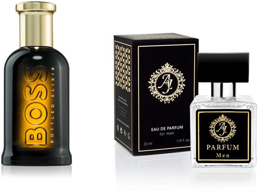 AJ Deluxe Nr327 kvepalai įkvėpti Hugo Boss - Boss Bottled Eliksyras Parfum 50 ml