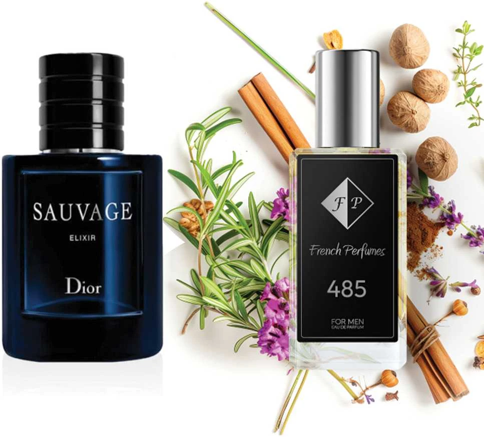 Elixir Nr485 kvepalai įkvėpti Dior - Sauvage Eliksyras 104 ml