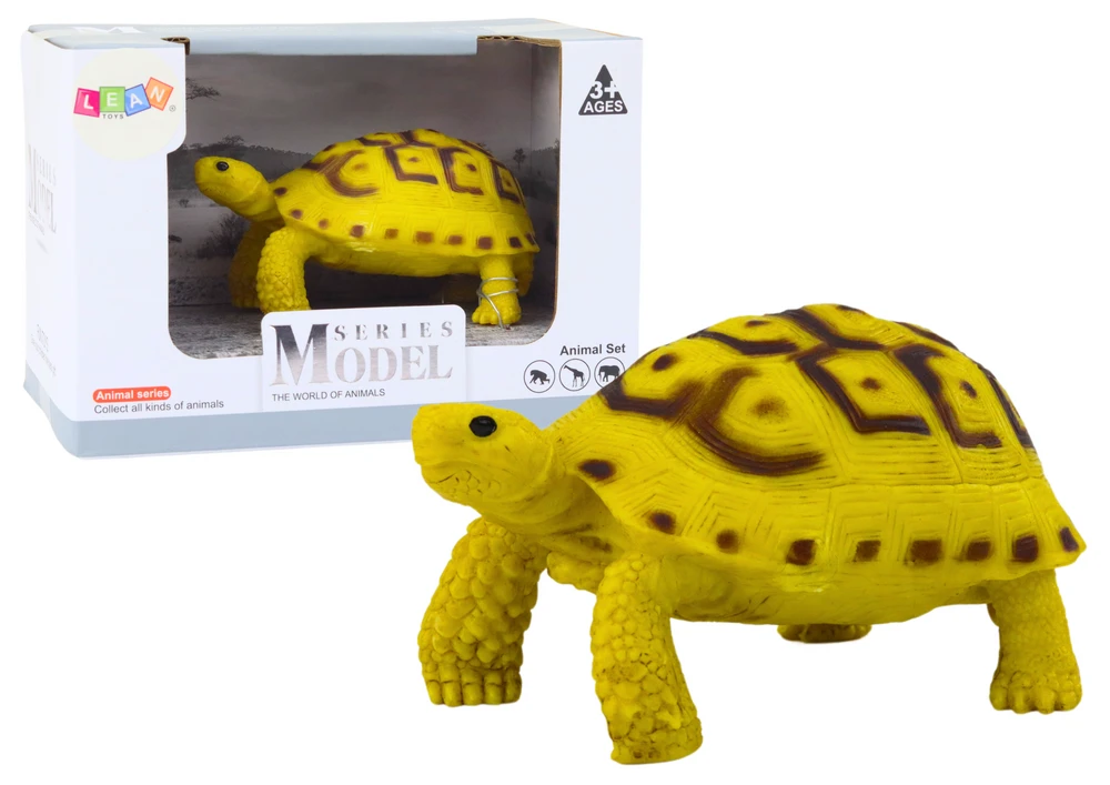 Lean Toys Geltonai Ruda Vėžlio Figūrėlė