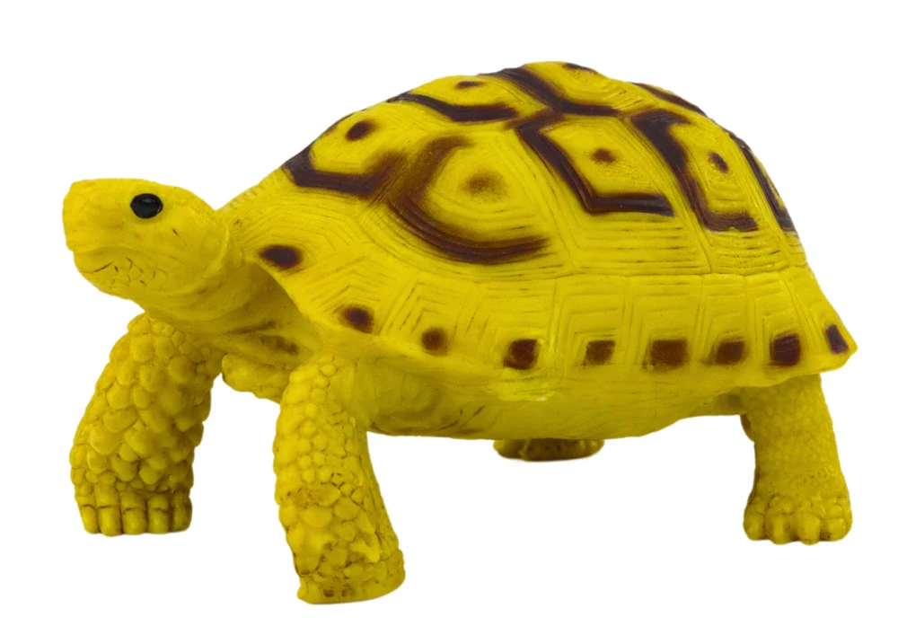 Lean Toys Geltonai Ruda Vėžlio Figūrėlė