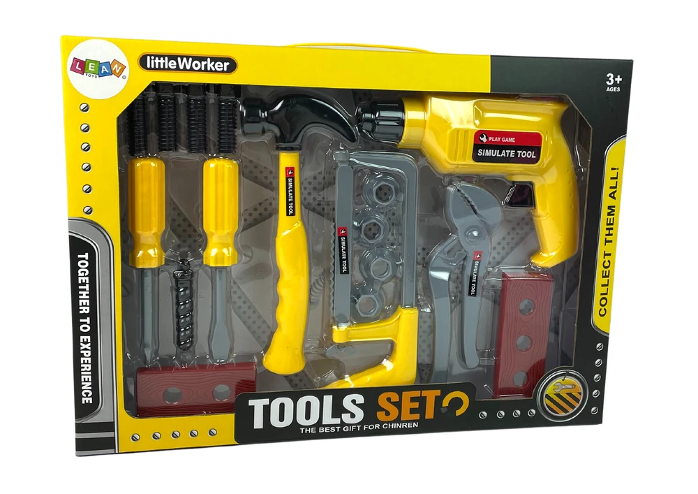 Lean Toys Žaislinių įrankių rinkinys vaikams nuo 3 metų