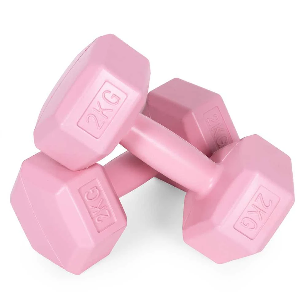 Šešiakampiai hantelia 2x2 kg ModernHome