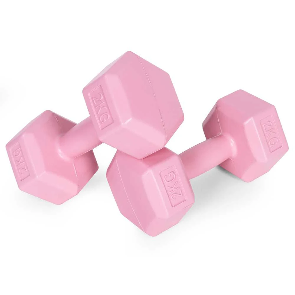 Šešiakampiai hantelia 2x2 kg ModernHome