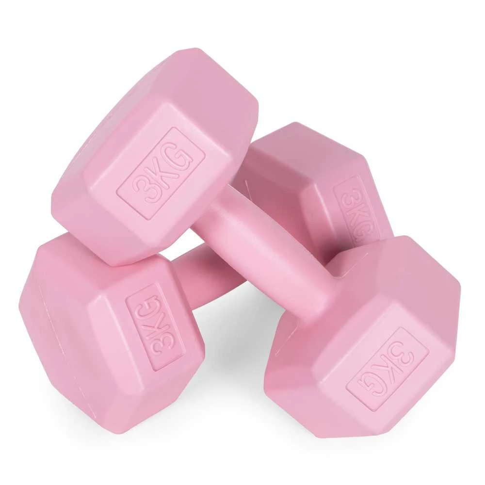 Šešiakampiai hantelia 2x3 kg ModernHome