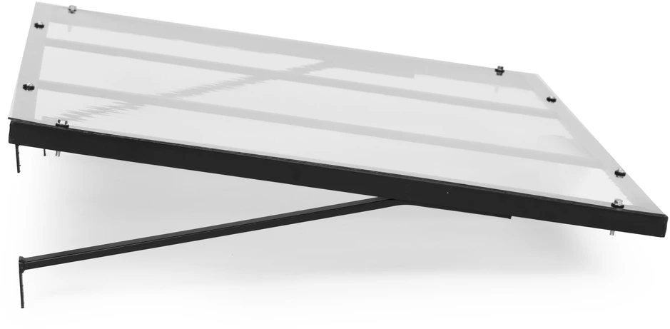 Įėjimo durų stogelis 140x90 cm su UV apsauga MultiGarden