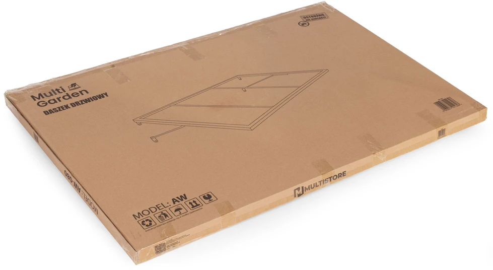 Įėjimo durų stogelis 140x90 cm su UV apsauga MultiGarden