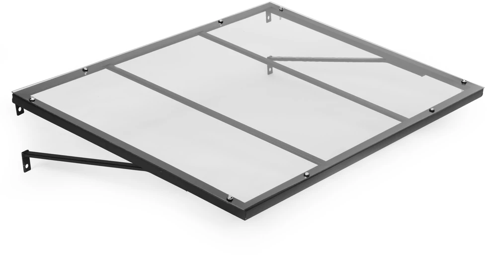 Įėjimo durų stogelis 140x90 cm su UV apsauga MultiGarden