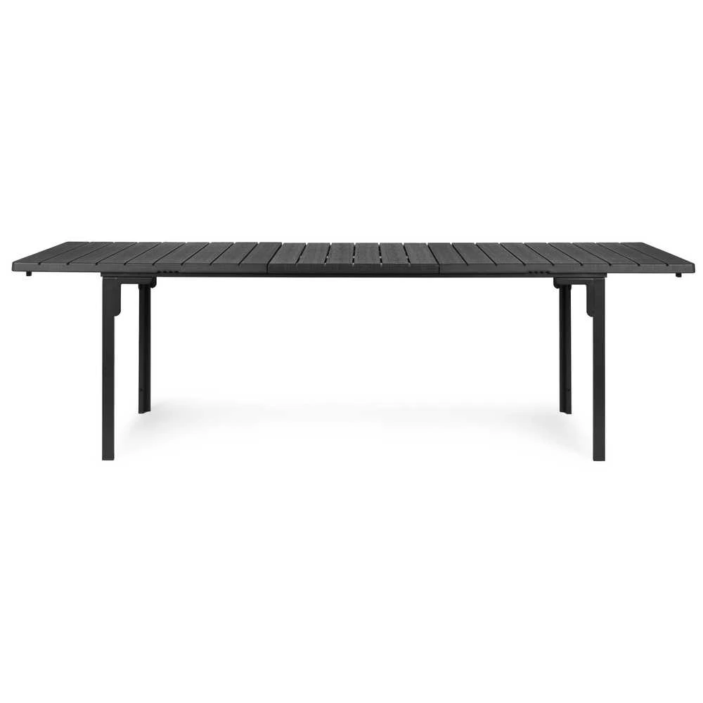 Išskleidžiamas pilkas stalas 180–240 cm
