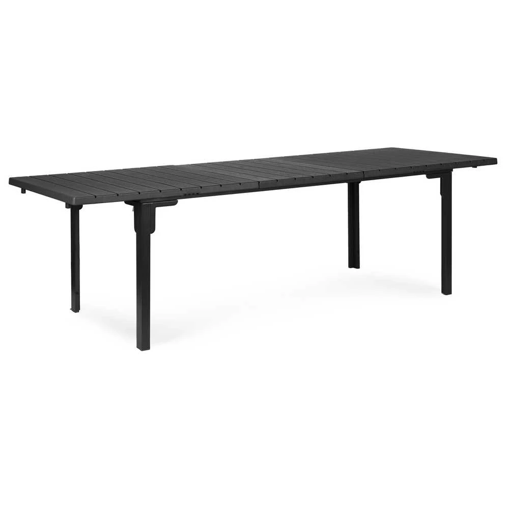 Išskleidžiamas pilkas stalas 180–240 cm