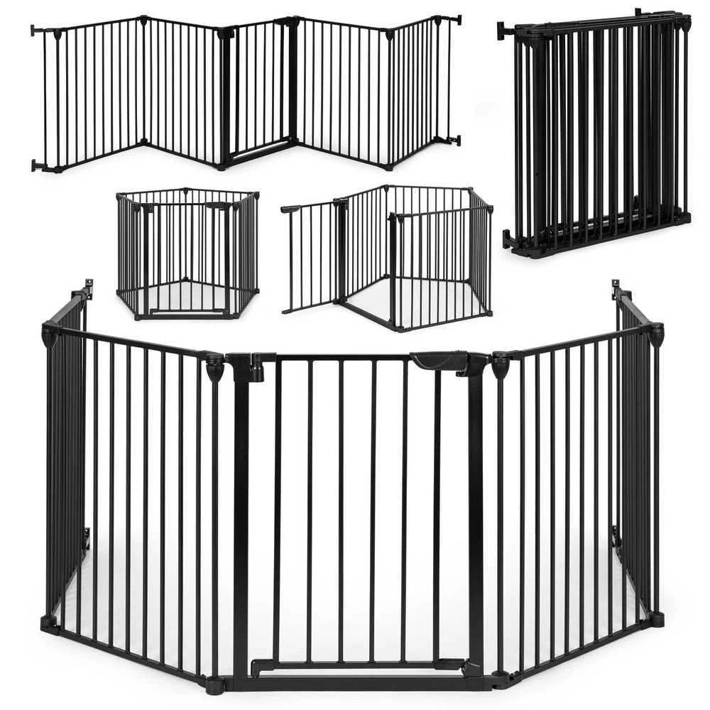 Apsauginė tvorelė, 60 cm, metalinė, juoda, ECOTOYS