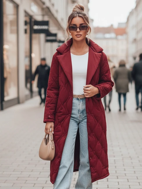 Bordo ilga striukė Suker