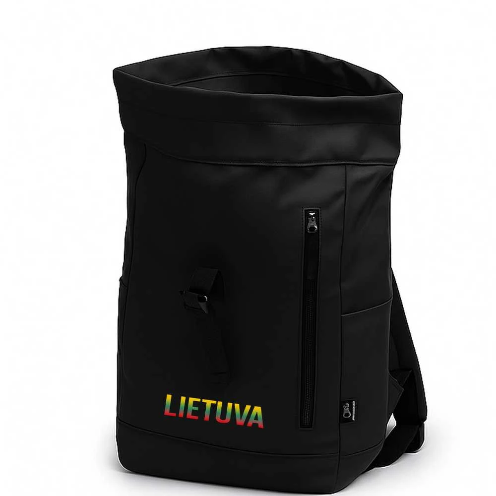 Juoda kuprinė Trispalvė Lietuva