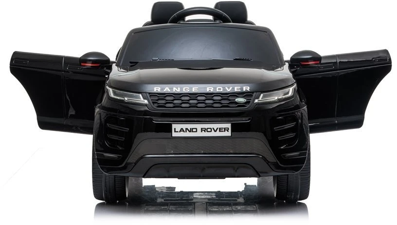 Juodas akumuliatorinis automobilis Range Rover Evoque