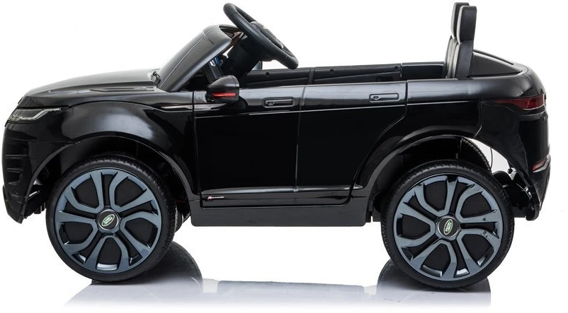 Juodas akumuliatorinis automobilis Range Rover Evoque