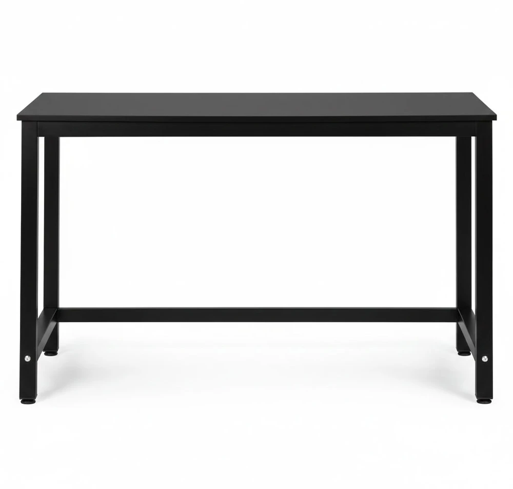 Juodas kompiuterio/mokyklinis stalas 120x60 cm ModernHome
