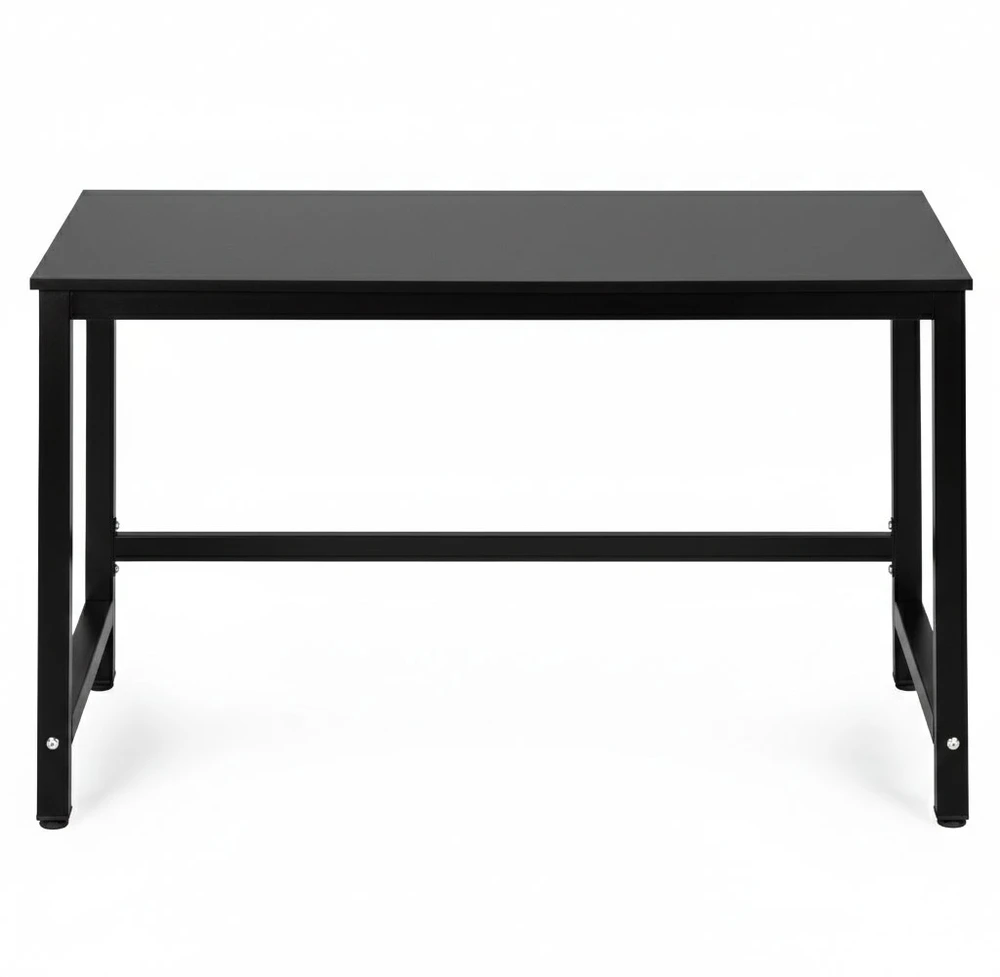 Juodas kompiuterio/mokyklinis stalas 120x60 cm ModernHome