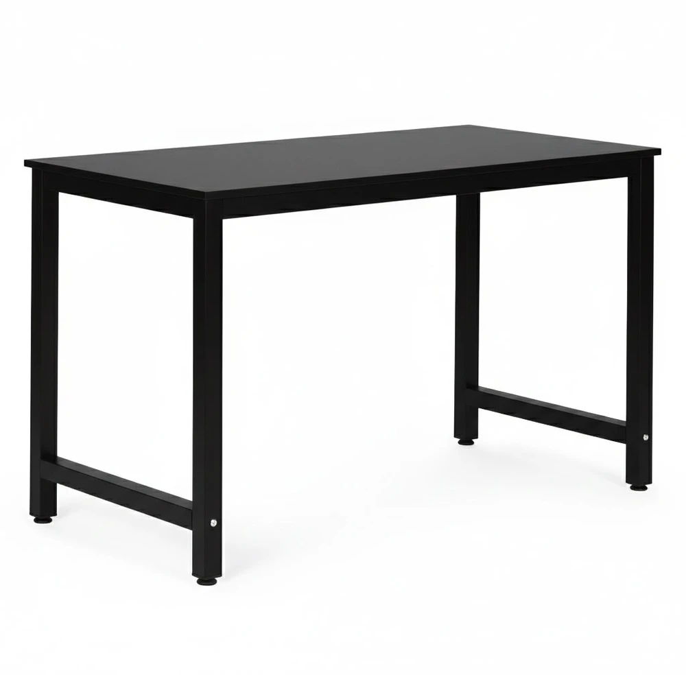 Juodas kompiuterio/mokyklinis stalas 120x60 cm ModernHome