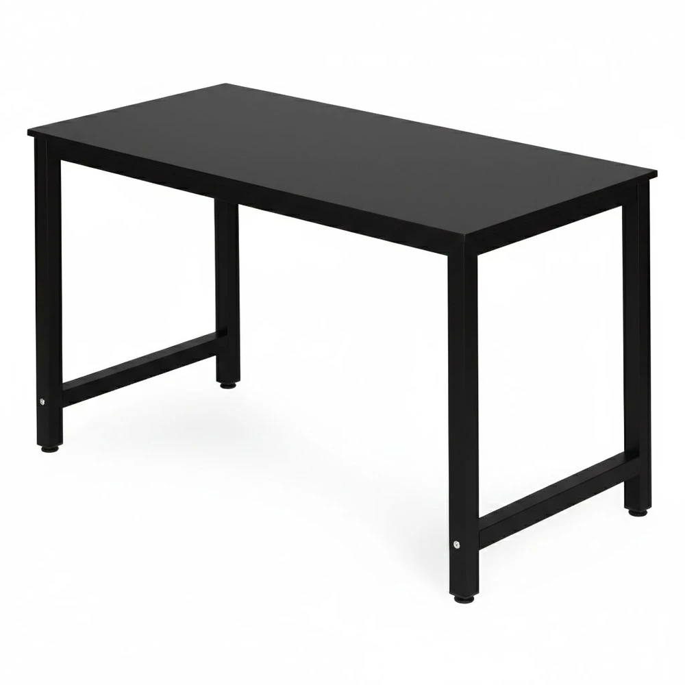 Juodas kompiuterio/mokyklinis stalas 120x60 cm ModernHome