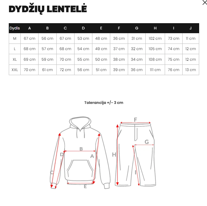Juodas vyriškas veliūrinis komplektas Style