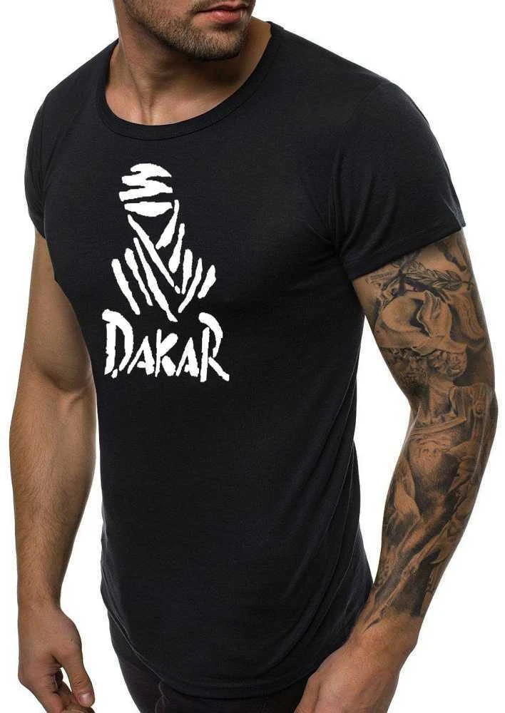 Juodi vyriški marškinėliai Dakar