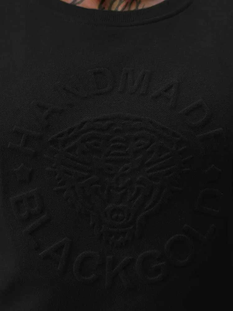 Juodos spalvos vyriškas džemperis Handma