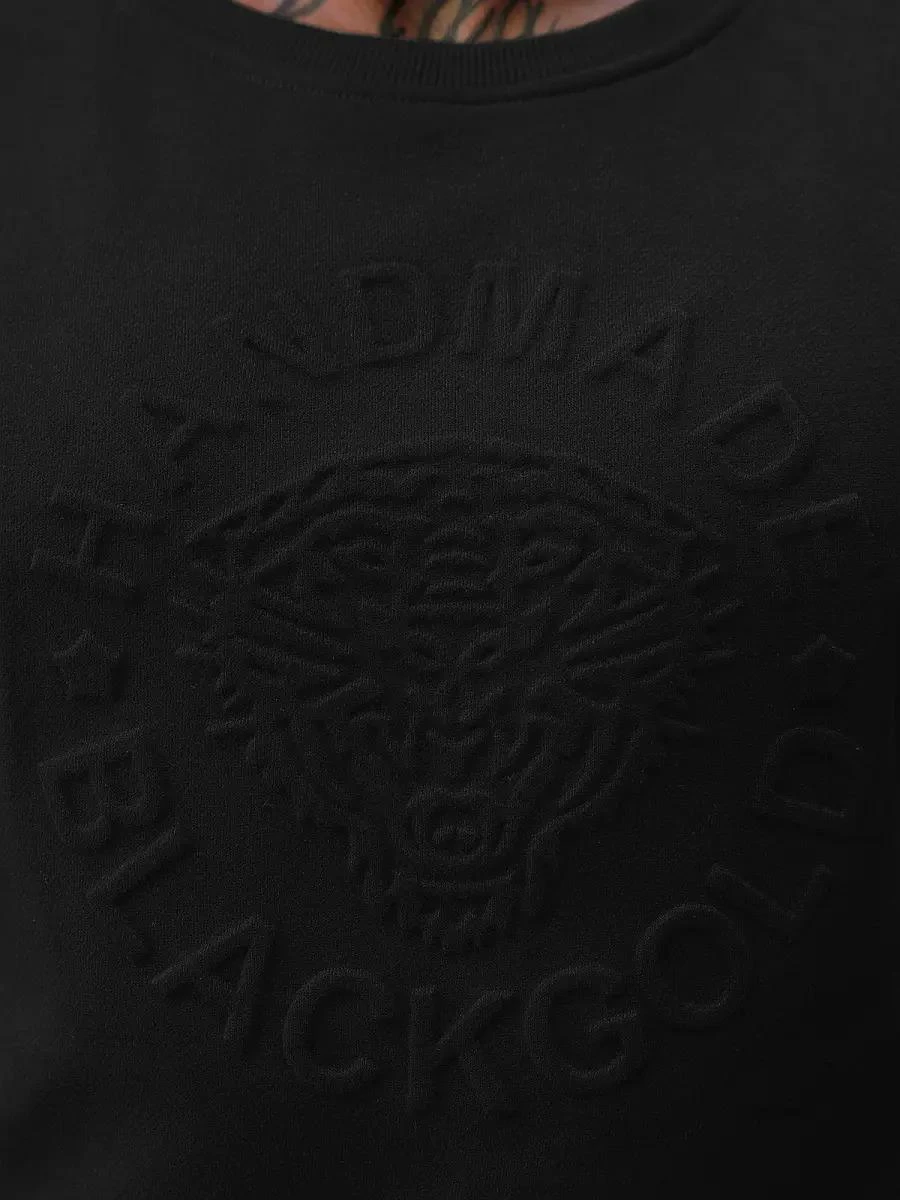 Juodos spalvos vyriškas džemperis Handma