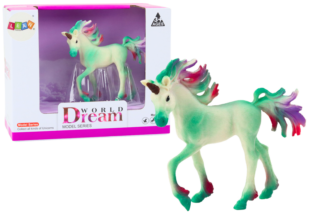 Lean Toys Žalias Kolekcinis Vienaragis 8 cm