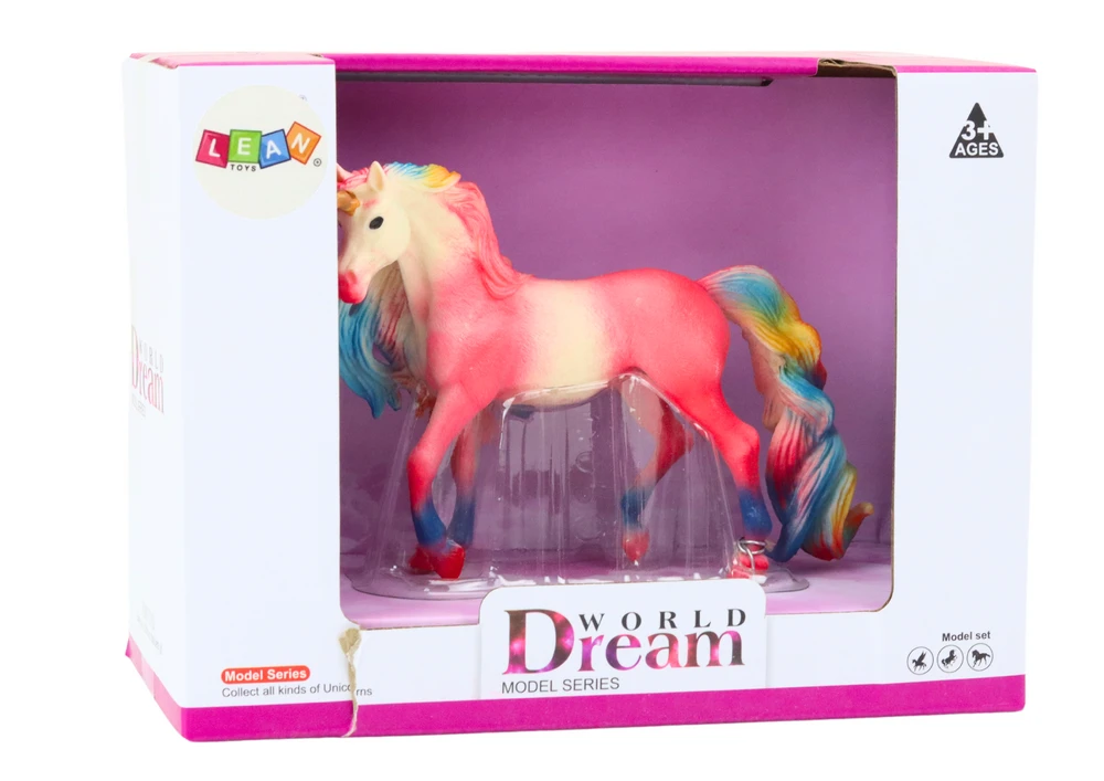 Lean Toys Kolekcinė Didelė Rožinė Vienaragio Figūrėlė 13,5 CM