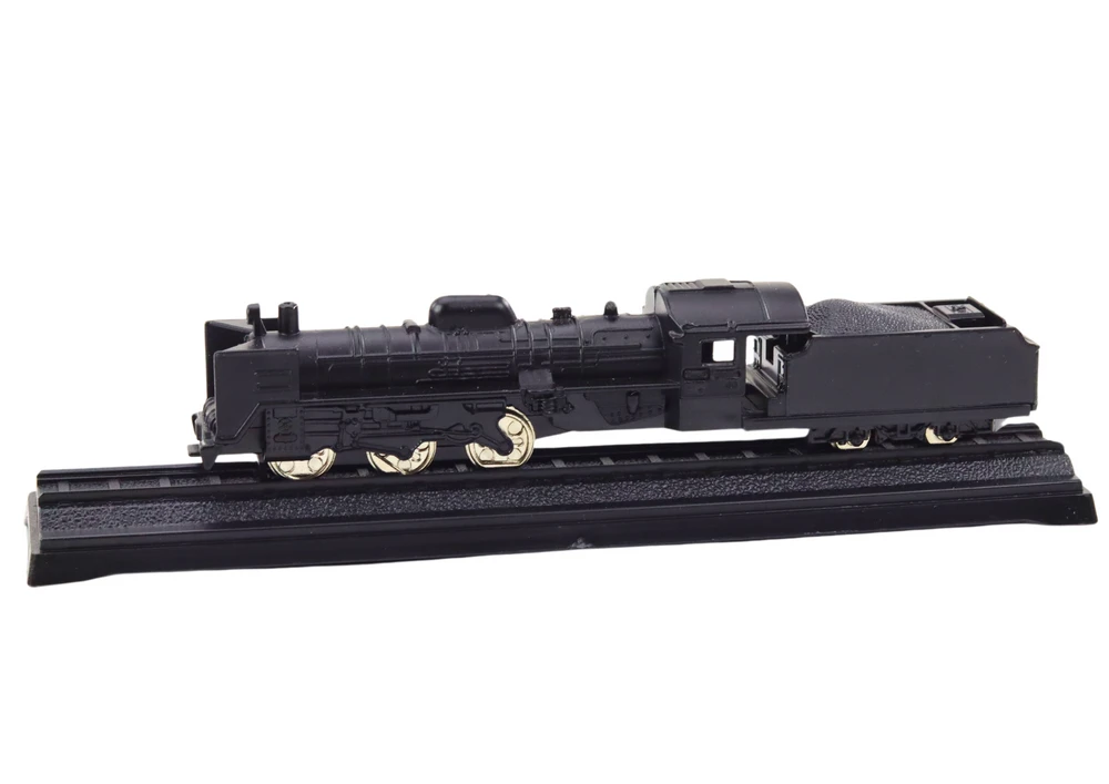 Lean Toys Kolekcinis traukinio modelis 1:48 metalinis juodas
