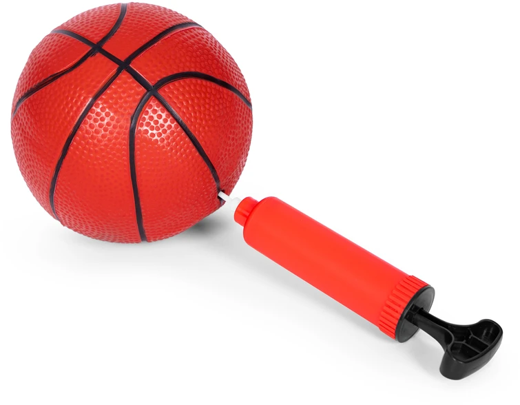 Multistore Basketball Vaikiškas krepšinio lankas, reguliuojamo aukščio, su kamuoliukų pompa