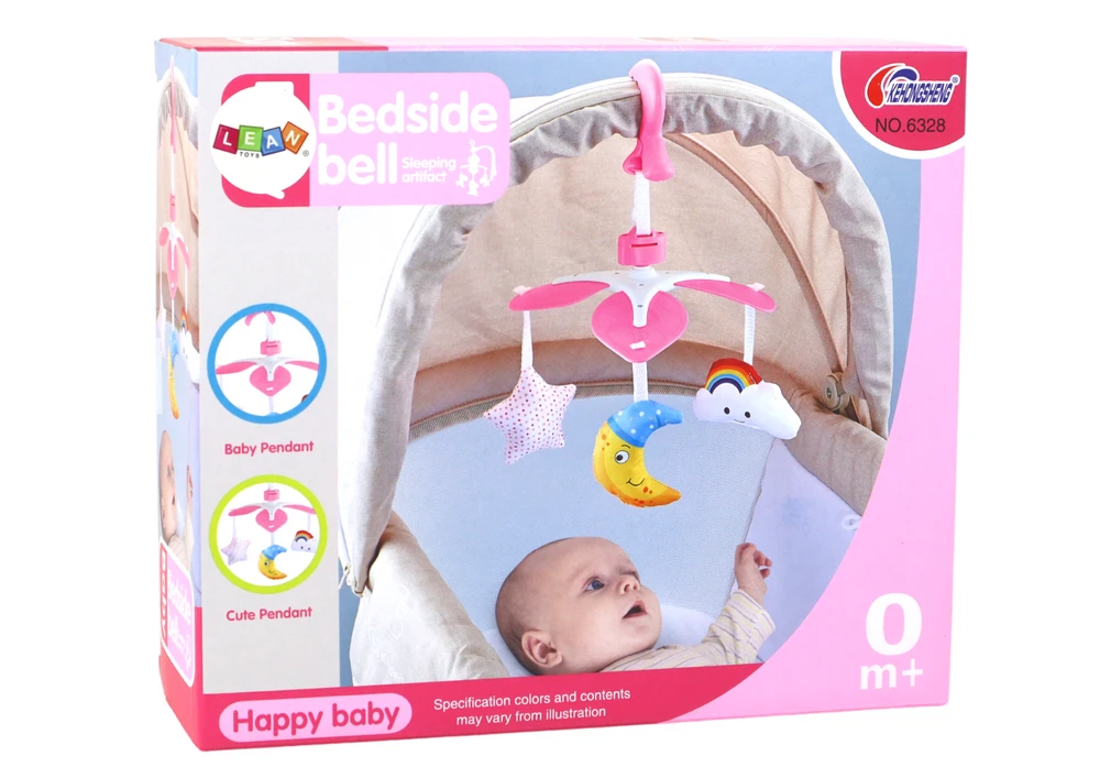 Karuzela Pakabinama kūdikių karuselė su spaustuku Lean Toys, 35x22 cm