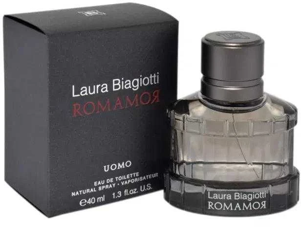 Laura Biagiotti Romamor Uomo EDT tualetinis vanduo vyrams, 40 ml